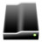 Black ExternalDrive Icon